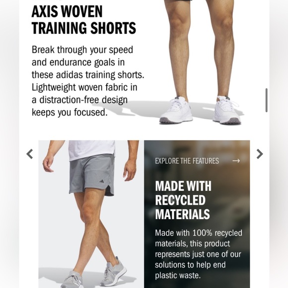 EUC like new Adidas Axis Aeroready Men's Black Athletic Shorts size S. - Picture 5 of 15